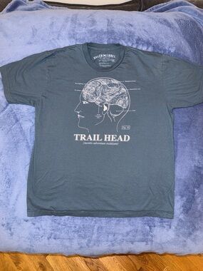 Trail Head Graphic Tee - Slate Blue